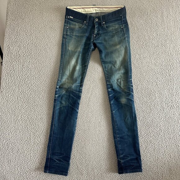 Factotum Japann Jeans Agitpunkt Slim Fit Whiskering Stretch - Picture 15 of 16